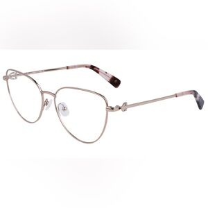 Longchamp Rose Gold Cat Eye Glasses - LO2158